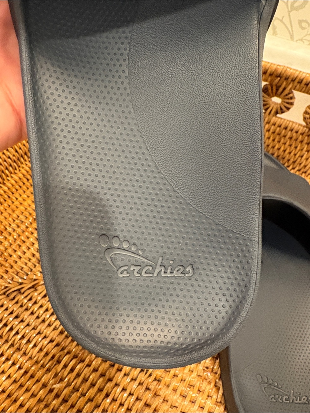 Men's Casual Slide Sandals in Navy Blue - Picture 2 of 6